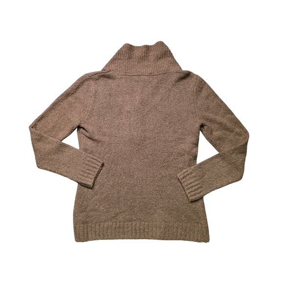 Orvis Women’s Sweater M Brown Knit V Neck Henley Pullover Casual - Picture 4 of 7